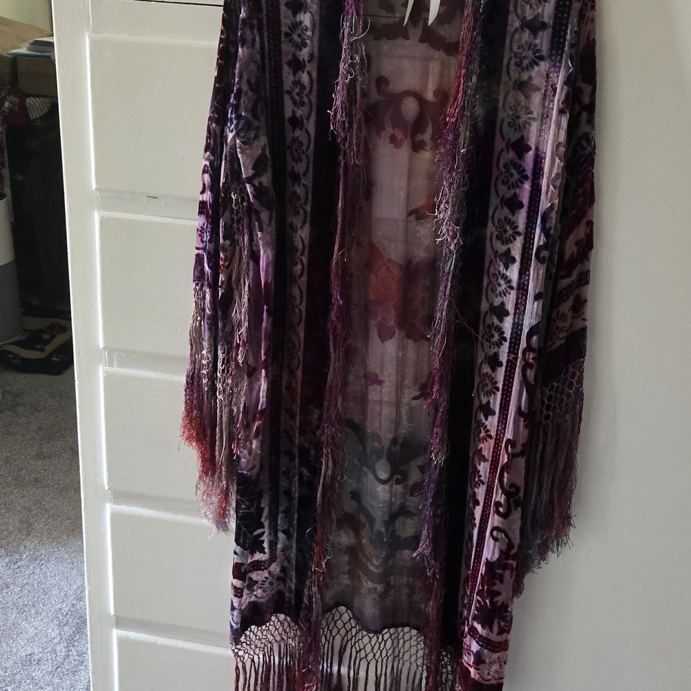 Bohemian Fringe Kimono